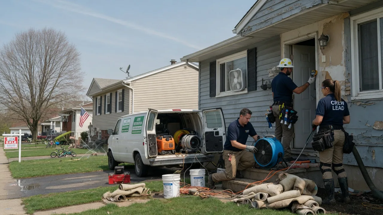 Flood Cleanup in New Vienna, OH near me